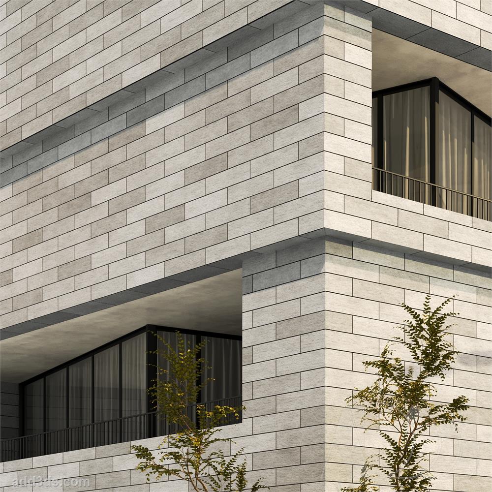 Add3ds Cement PBR Material 17 Preview 05