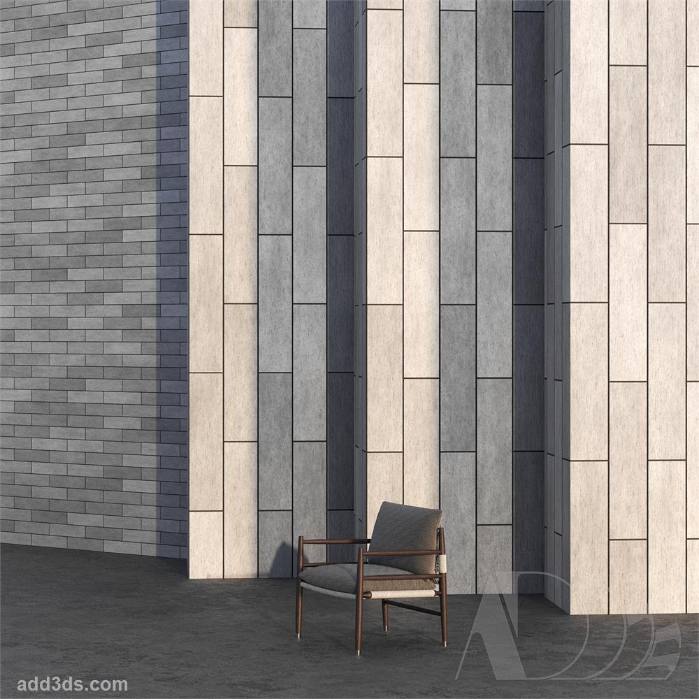 Add3ds Cement PBR Material 17 Preview 03