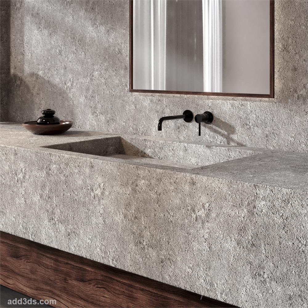 Add3ds Cement PBR Material 05 Preview 06